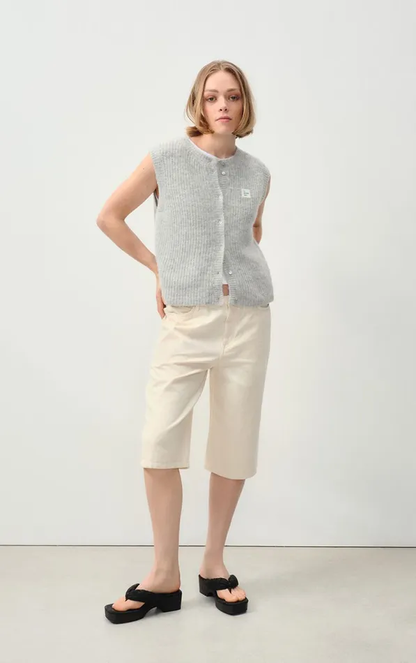 American Vintage Jumpers and Cardigans Women Cardigan East Heather Grey