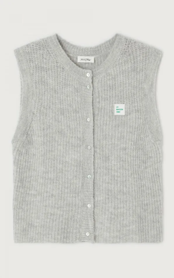 American Vintage Jumpers and Cardigans Women Cardigan East Heather Grey