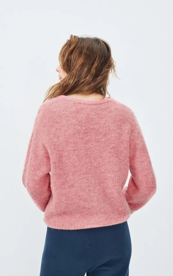 American Vintage Jumpers and Cardigans Women Cardigan East Orchid Melange