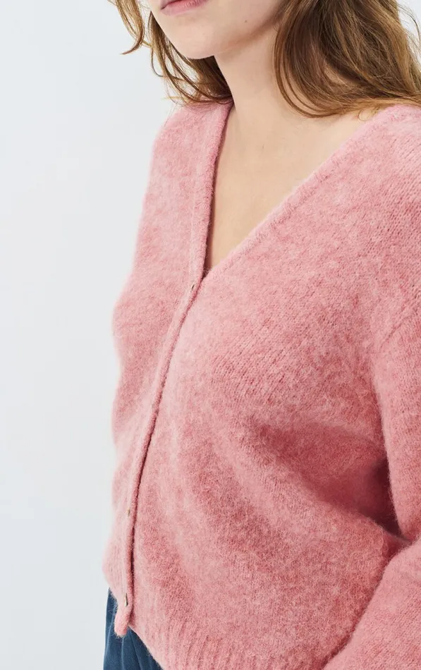 American Vintage Jumpers and Cardigans Women Cardigan East Orchid Melange