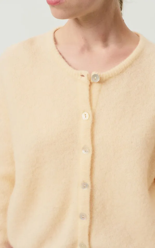 American Vintage Jumpers and Cardigans Women Cardigan Vitow Melange Cheesecake