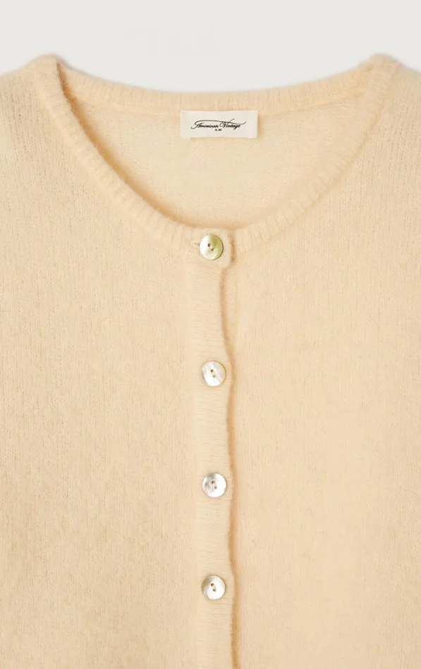 American Vintage Jumpers and Cardigans Women Cardigan Vitow Melange Cheesecake