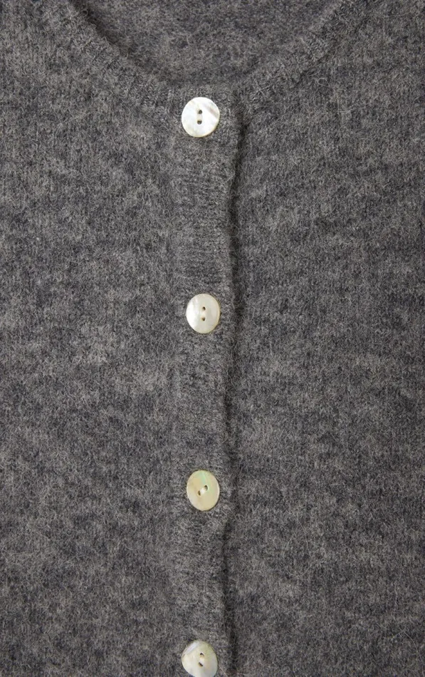American Vintage Jumpers and Cardigans Women Cardigan Vitow Melange Steel