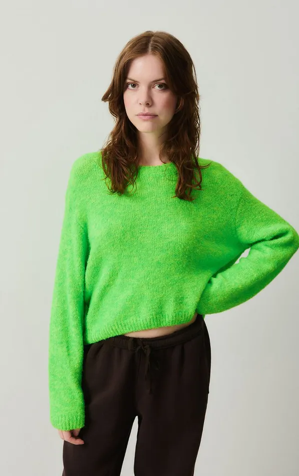 American Vintage Jumpers and Cardigans Women Jumper Cikoya Flashy Green