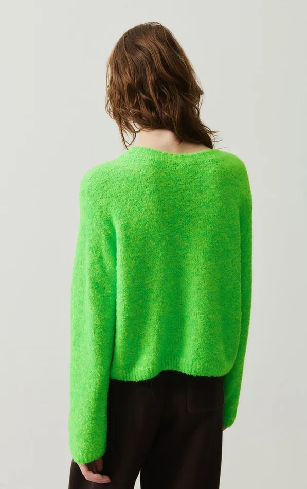 American Vintage Jumpers and Cardigans Women Jumper Cikoya Flashy Green American Vintage Jumpers and Cardigans Women Jumper Cikoya Flashy Green