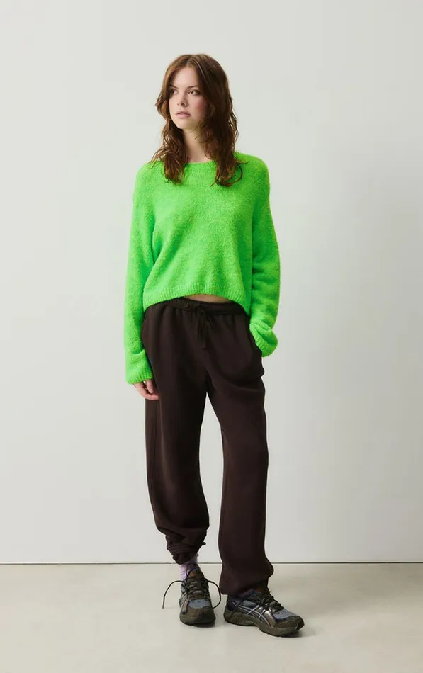 American Vintage Jumpers and Cardigans Women Jumper Cikoya Flashy Green American Vintage Jumpers and Cardigans Women Jumper Cikoya Flashy Green