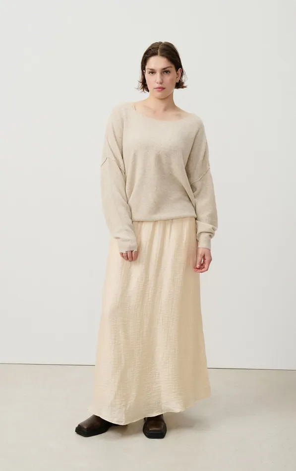 American Vintage Jumpers and Cardigans Women Jumper Damsville Melange Sand American Vintage Jumpers and Cardigans Women Jumper Damsville Melange Sand