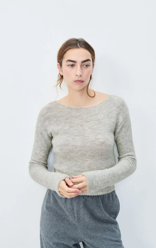 American Vintage Jumpers and Cardigans Women Jumper East Heather Grey