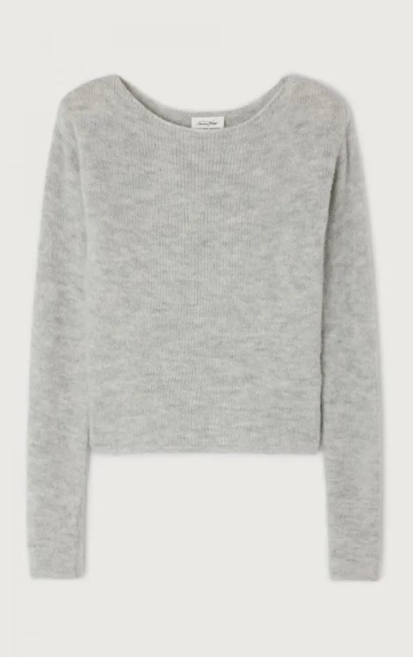 American Vintage Jumpers and Cardigans Women Jumper East Heather Grey American Vintage Jumpers and Cardigans Women Jumper East Heather Grey