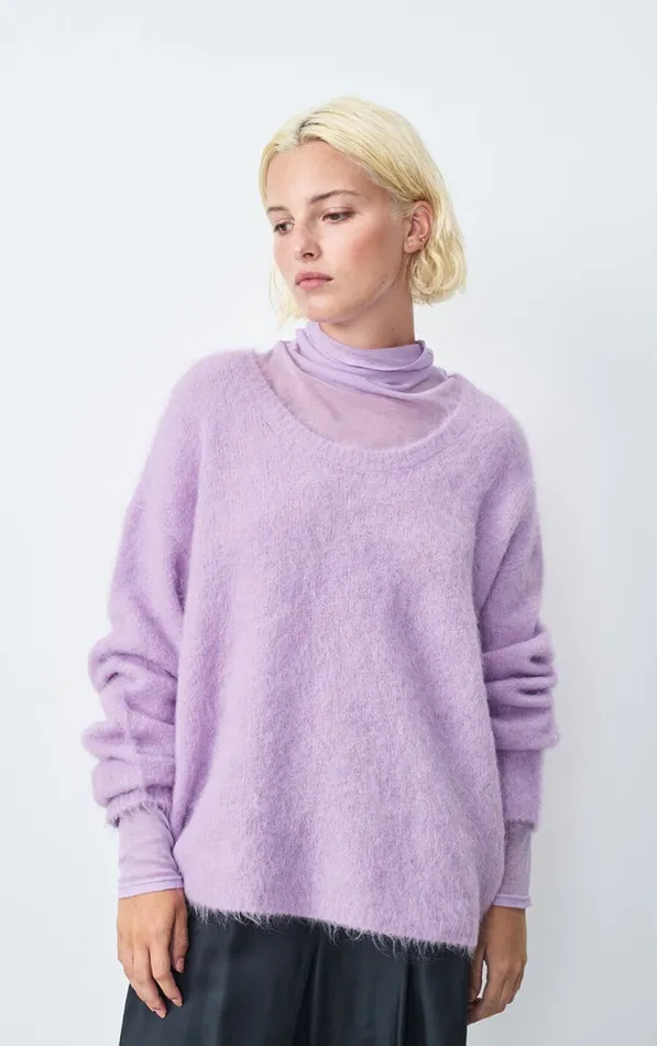 American Vintage Jumpers and Cardigans Women Jumper Nuny Orchid Melange