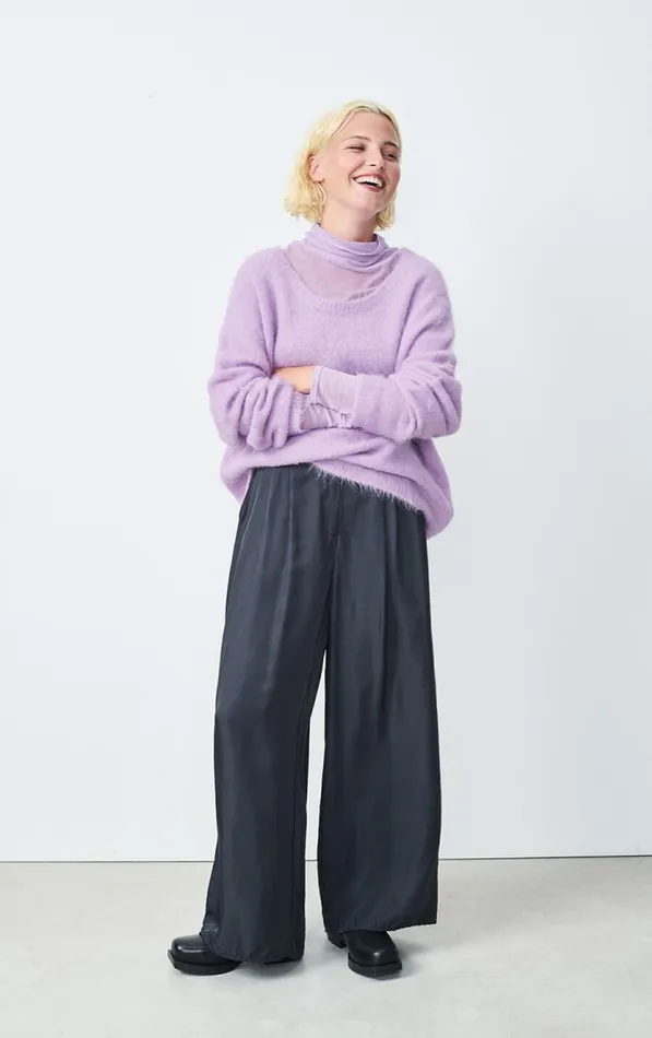 American Vintage Jumpers and Cardigans Women Jumper Nuny Orchid Melange American Vintage Jumpers and Cardigans Women Jumper Nuny Orchid Melange
