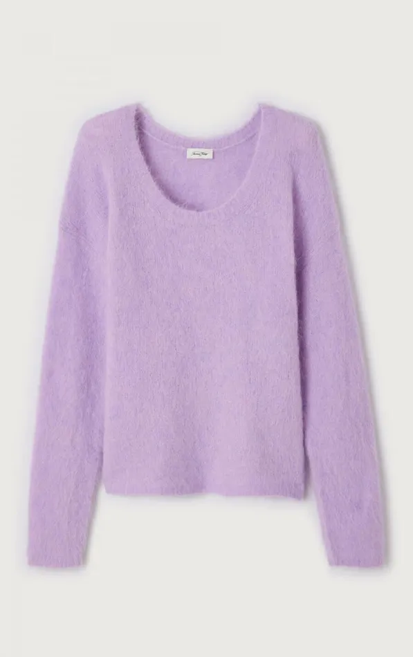 American Vintage Jumpers and Cardigans Women Jumper Nuny Orchid Melange American Vintage Jumpers and Cardigans Women Jumper Nuny Orchid Melange