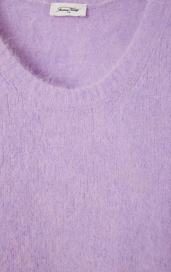American Vintage Jumpers and Cardigans Women Jumper Nuny Orchid Melange American Vintage Jumpers and Cardigans Women Jumper Nuny Orchid Melange