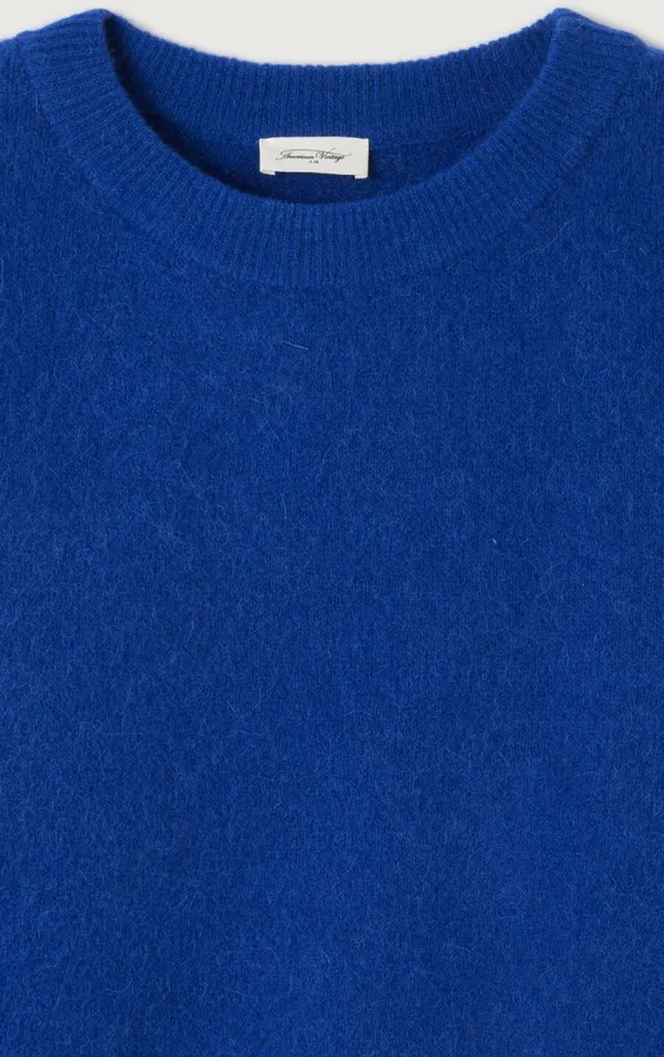 American Vintage Jumpers and Cardigans Women Jumper Vitow Royal Blue American Vintage Jumpers and Cardigans Women Jumper Vitow Royal Blue