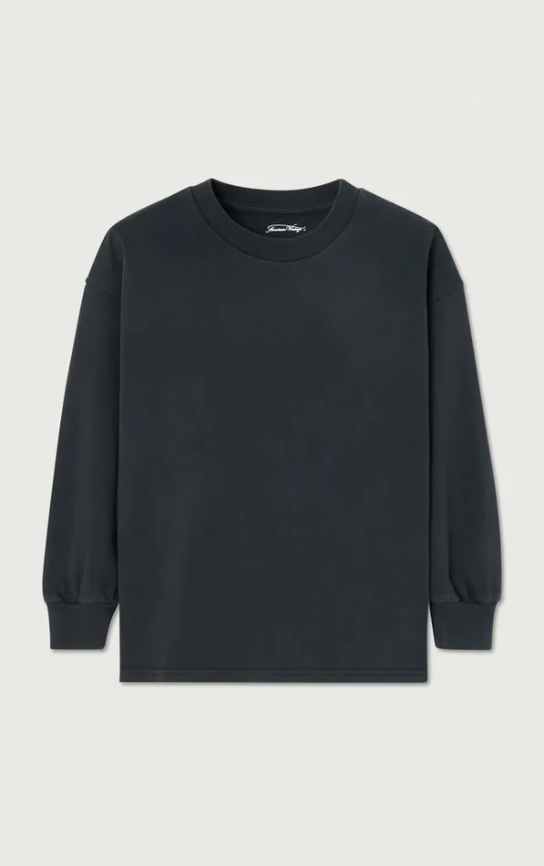 American Vintage Long Sleeve TShirts Kids TShirt Fizvalley Black American Vintage Long Sleeve TShirts Kids TShirt Fizvalley Black