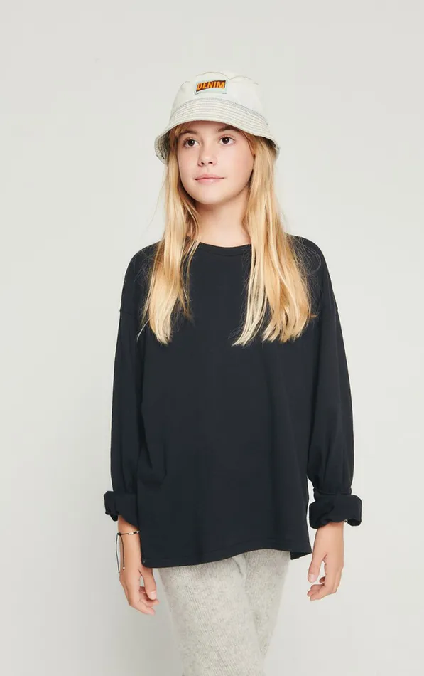 American Vintage Long Sleeve TShirts Kids TShirt Fizvalley Black American Vintage Long Sleeve TShirts Kids TShirt Fizvalley Black