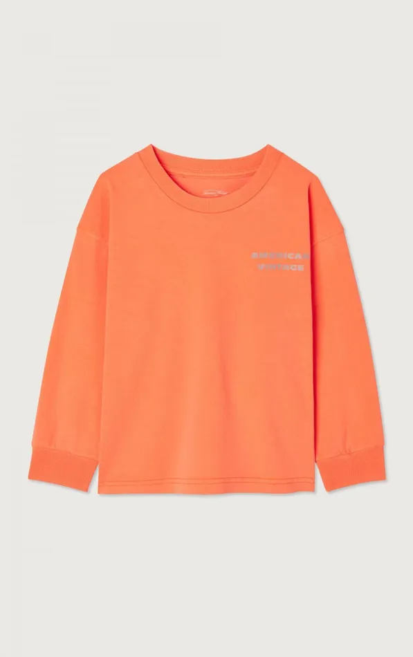 American Vintage Long Sleeve TShirts Kids TShirt Fizvalley Fluorescent Fire American Vintage Long Sleeve TShirts Kids TShirt Fizvalley Fluorescent Fire
