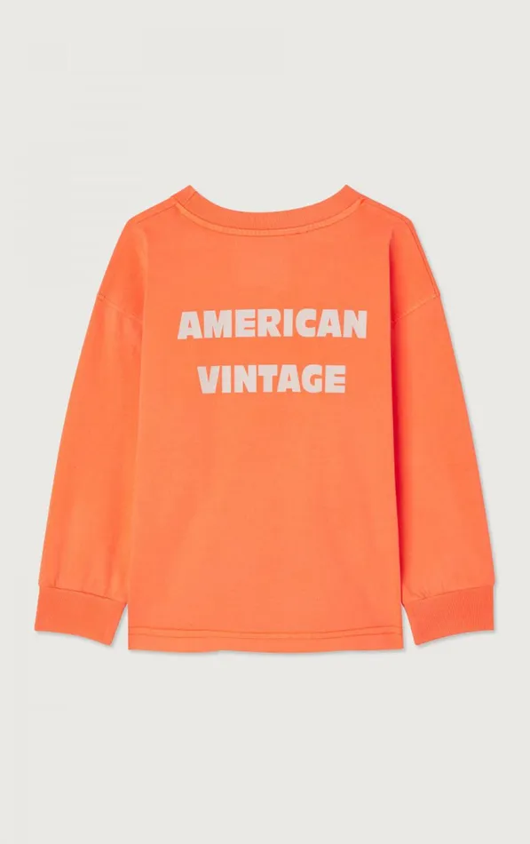 American Vintage Long Sleeve TShirts Kids TShirt Fizvalley Fluorescent Fire American Vintage Long Sleeve TShirts Kids TShirt Fizvalley Fluorescent Fire