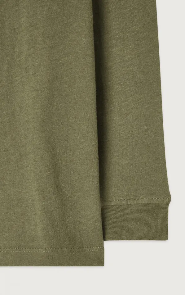 American Vintage Long Sleeve TShirts Kids TShirt Gamipy Khaki Vintage