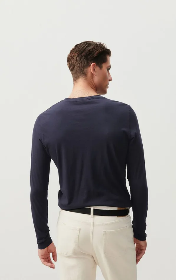 American Vintage Long Sleeve TShirts Men TShirt Decatur Caviar American Vintage Long Sleeve TShirts Men TShirt Decatur Caviar