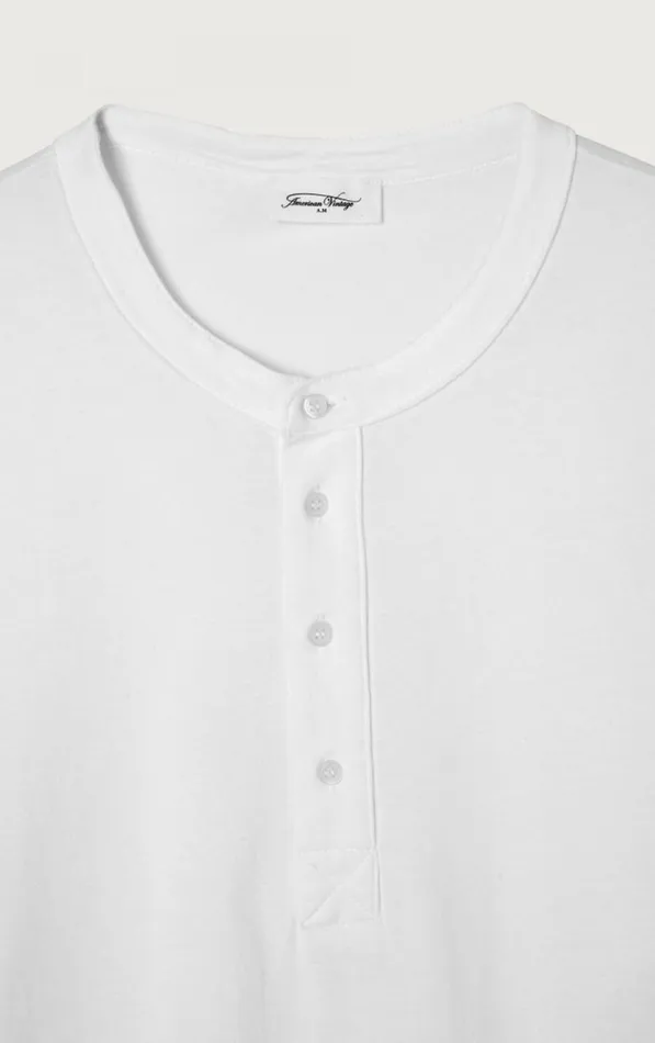 American Vintage Long Sleeve TShirts Men TShirt Vupaville White