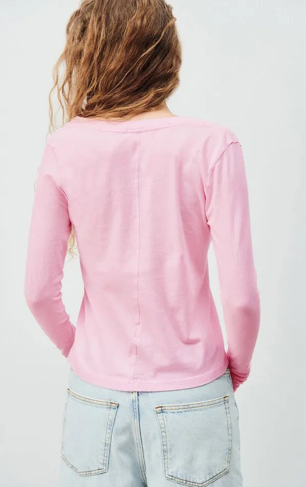 American Vintage Long Sleeve TShirts Women TShirt Gamipy Cherry Blossom