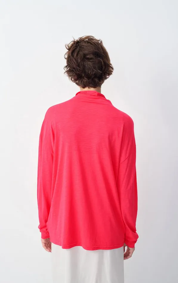 American Vintage Long Sleeve TShirts Women TShirt Jacksonville Fluorescent Hortensia
