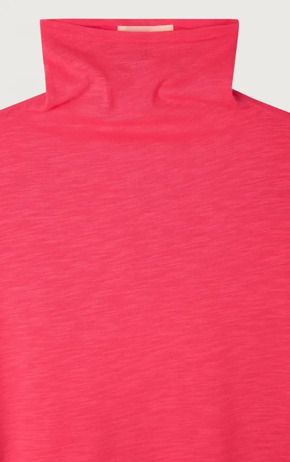 American Vintage Long Sleeve TShirts Women TShirt Jacksonville Fluorescent Hortensia