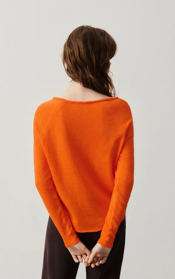 American Vintage Long Sleeve TShirts Women TShirt Sonoma Orange Vintage American Vintage Long Sleeve TShirts Women TShirt Sonoma Orange Vintage