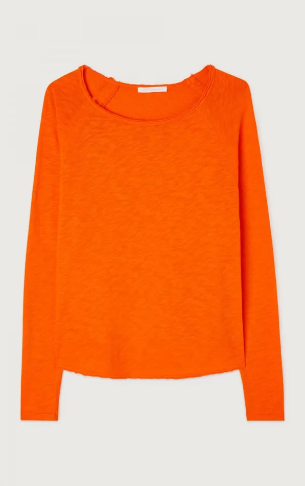American Vintage Long Sleeve TShirts Women TShirt Sonoma Orange Vintage American Vintage Long Sleeve TShirts Women TShirt Sonoma Orange Vintage