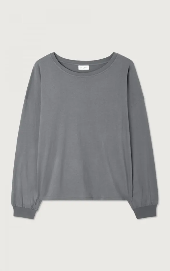 American Vintage Long Sleeve TShirts Women TShirt Vupaville Carbon American Vintage Long Sleeve TShirts Women TShirt Vupaville Carbon