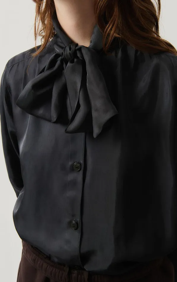 American Vintage Shirts Women Shirt Luabird Carbon American Vintage Shirts Women Shirt Luabird Carbon