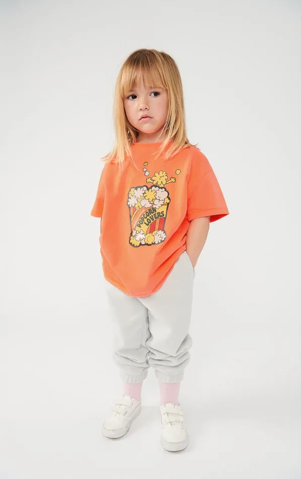 American Vintage Short Sleeve TShirts Kids TShirt Fizvalley Fluorescent Fire American Vintage Short Sleeve TShirts Kids TShirt Fizvalley Fluorescent Fire