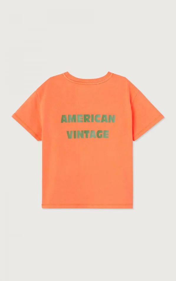 American Vintage Short Sleeve TShirts Kids TShirt Fizvalley Fluorescent Fire American Vintage Short Sleeve TShirts Kids TShirt Fizvalley Fluorescent Fire