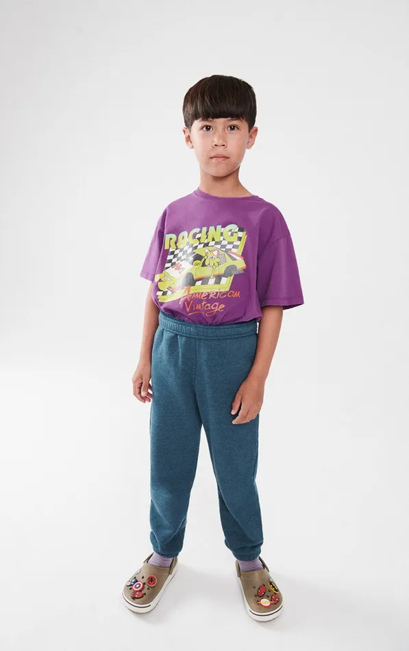 American Vintage Short Sleeve TShirts Kids TShirt Fizvalley Vintage Fig