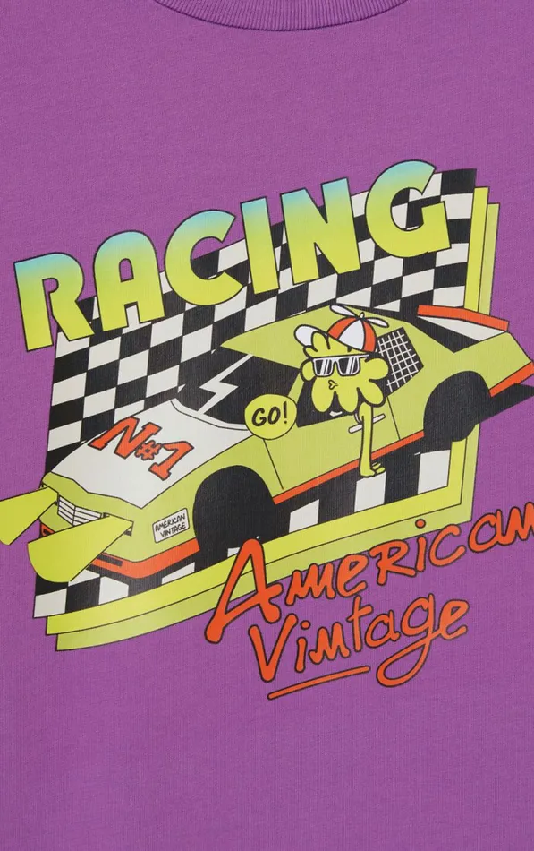 American Vintage Short Sleeve TShirts Kids TShirt Fizvalley Vintage Fig