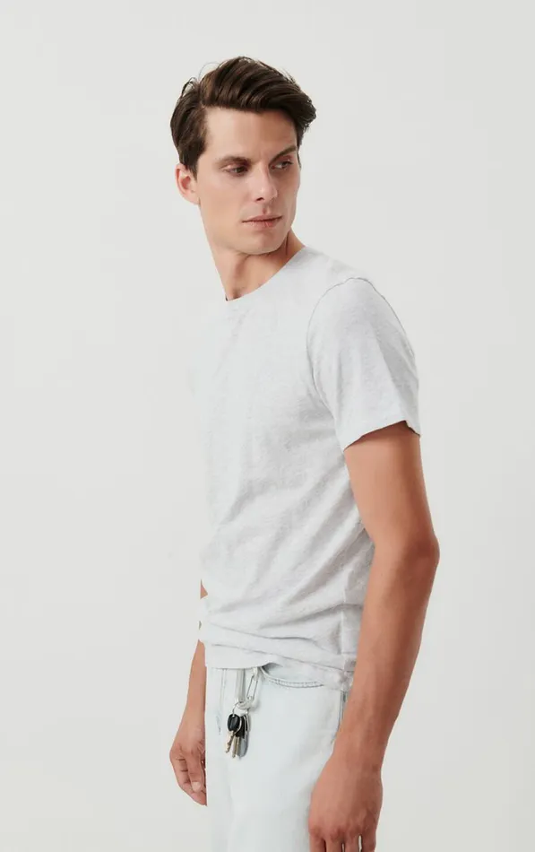 American Vintage Short Sleeve TShirts Men TShirt Bysapick Polar Melange