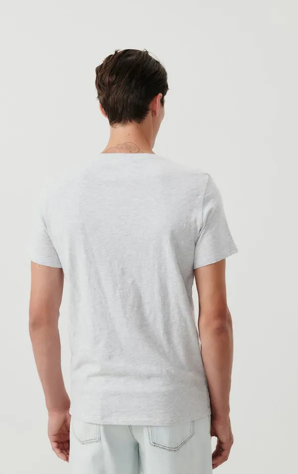 American Vintage Short Sleeve TShirts Men TShirt Bysapick Polar Melange