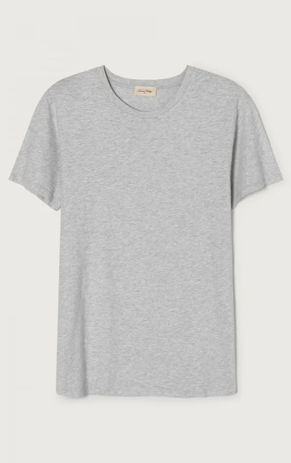 American Vintage Short Sleeve TShirts Men TShirt Bysapick Polar Melange