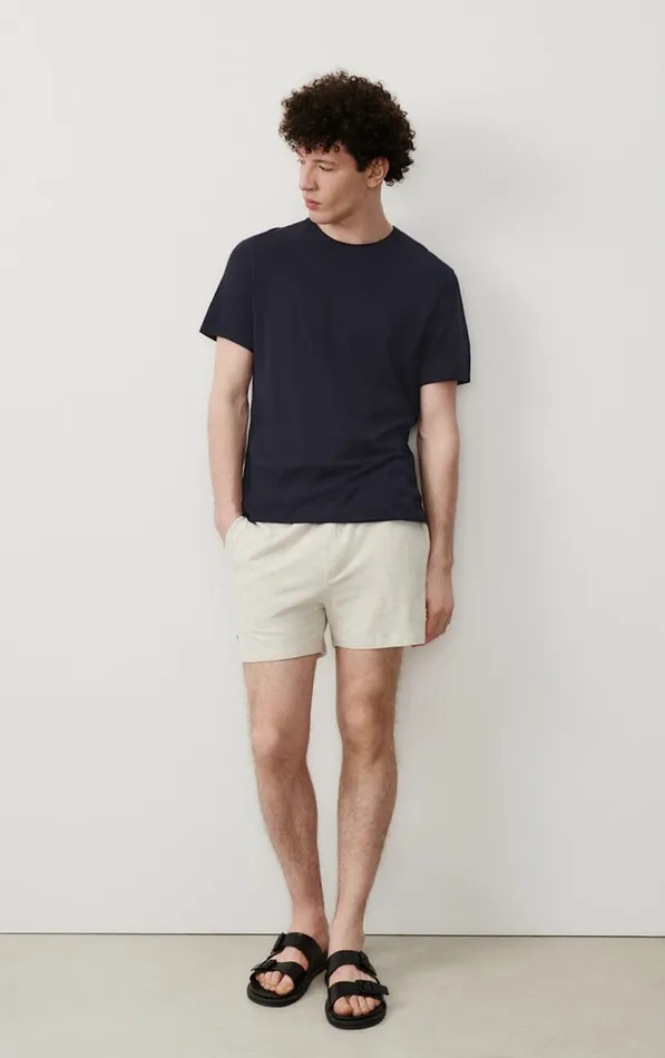 American Vintage Short Sleeve TShirts Men TShirt Decatur Caviar