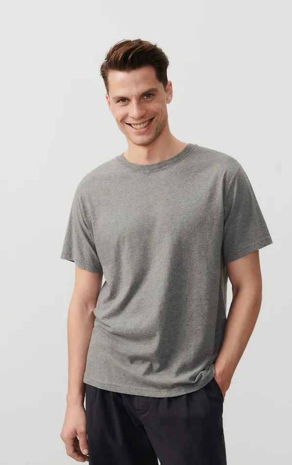 American Vintage Short Sleeve TShirts Men TShirt Vupaville Heather Grey
