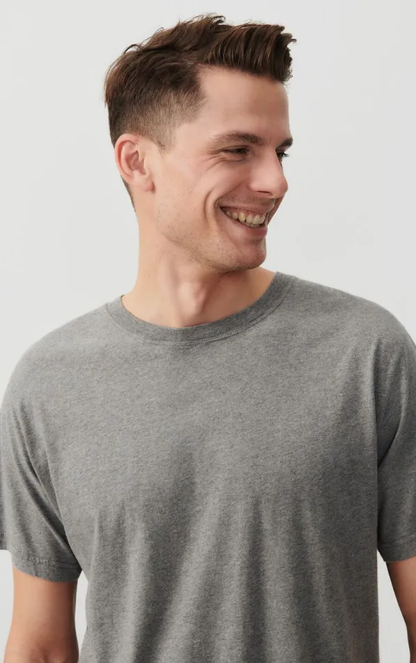 American Vintage Short Sleeve TShirts Men TShirt Vupaville Heather Grey American Vintage Short Sleeve TShirts Men TShirt Vupaville Heather Grey