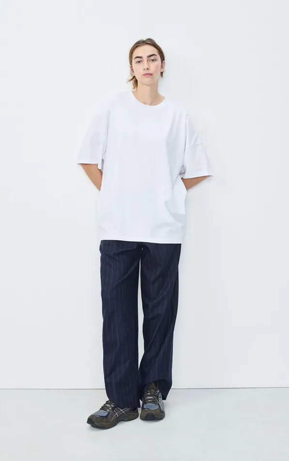 American Vintage Short Sleeve TShirts WomenMen TShirt Fizvalley 034Bonjour Paris Froissart034 White