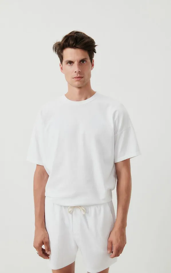 American Vintage Short Sleeve TShirts WomenMen TShirt Fizvalley 034Bonjour Paris Froissart034 White American Vintage Short Sleeve TShirts WomenMen TShirt Fizvalley 034Bonjour Paris Froissart034 White