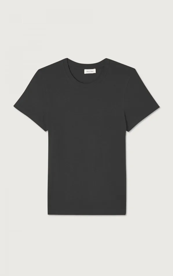 American Vintage Short Sleeve TShirts Women TShirt Ypawood Carbon Melange
