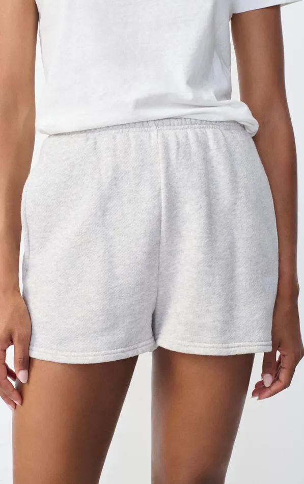 American Vintage Shorts Women Shorts Kodytown Polar Melange American Vintage Shorts Women Shorts Kodytown Polar Melange