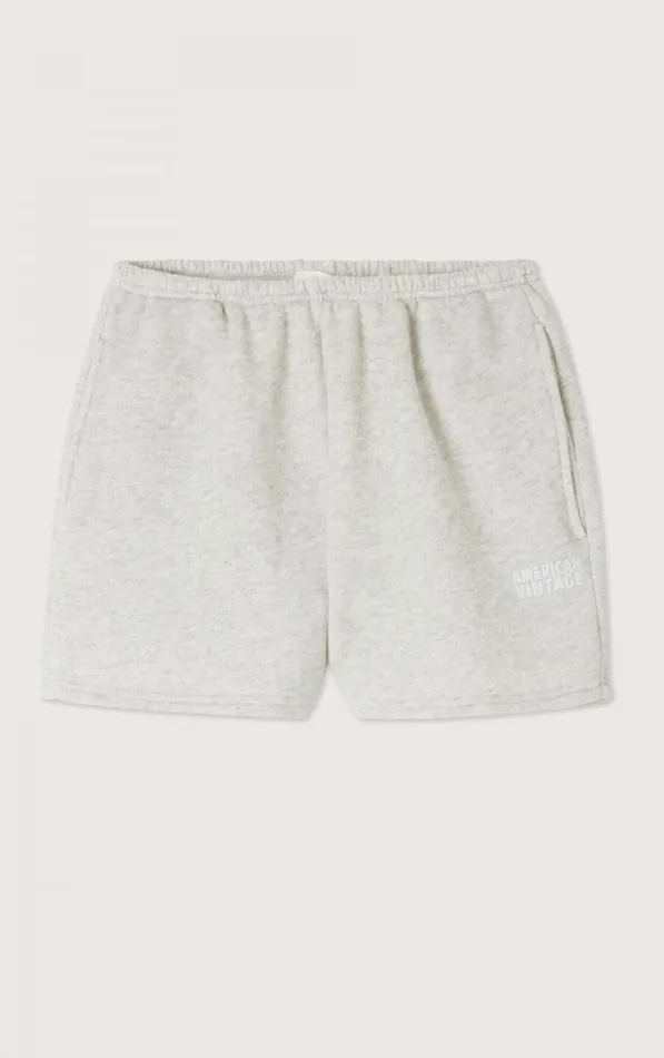 American Vintage Shorts Women Shorts Kodytown Polar Melange American Vintage Shorts Women Shorts Kodytown Polar Melange