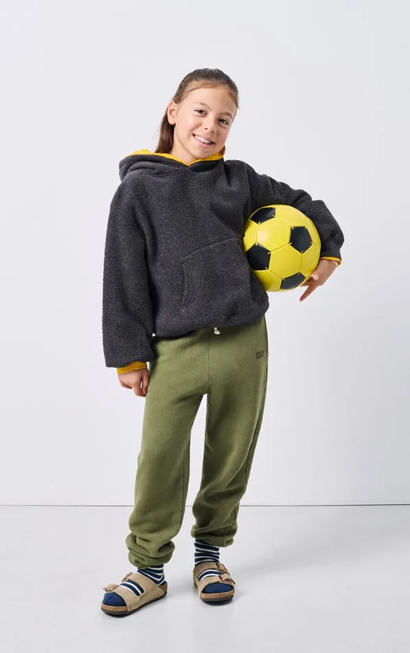 American Vintage Sweatshirts Kids Hoodie Bobypark Melange Charcoal American Vintage Sweatshirts Kids Hoodie Bobypark Melange Charcoal