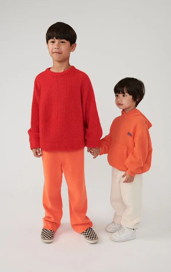 American Vintage Sweatshirts Kids Hoodie Izubird Fluorescent Fire American Vintage Sweatshirts Kids Hoodie Izubird Fluorescent Fire