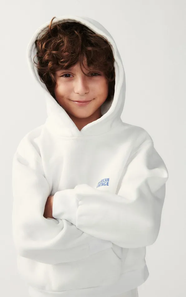 American Vintage Sweatshirts Kids Hoodie Izubird Vintage Dove